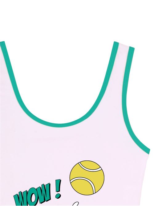 Costume intero bambina Marc Jacobs rosa con Topolino tennis MARC JACOBS Kids | W60756475